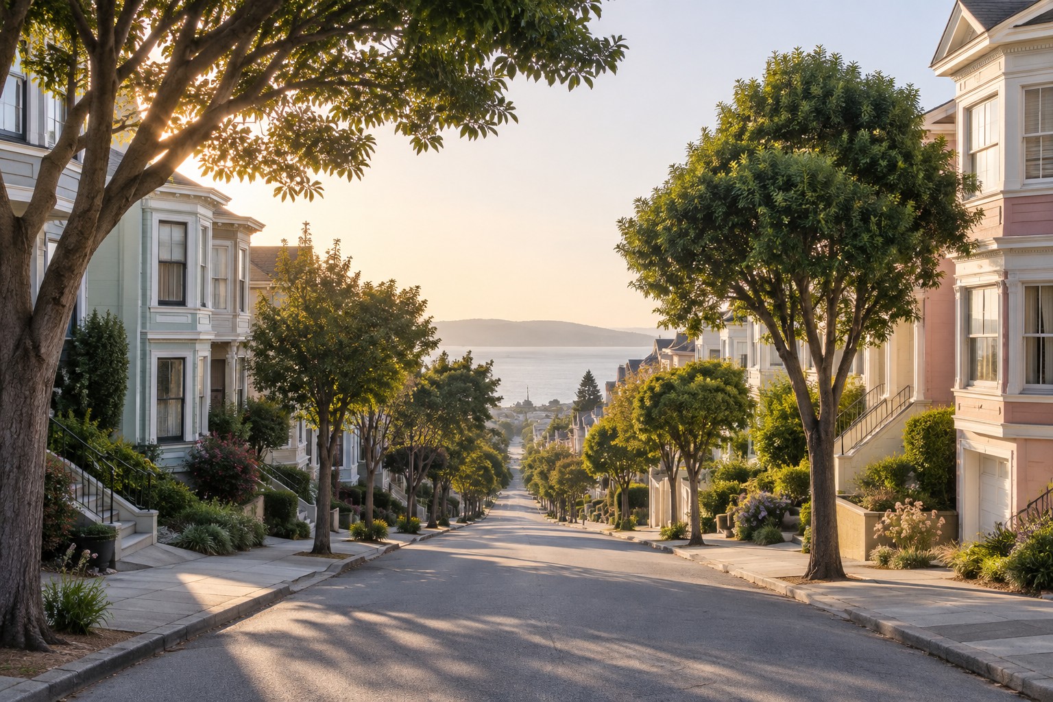 A San Francisco Bay Area street, illustrative